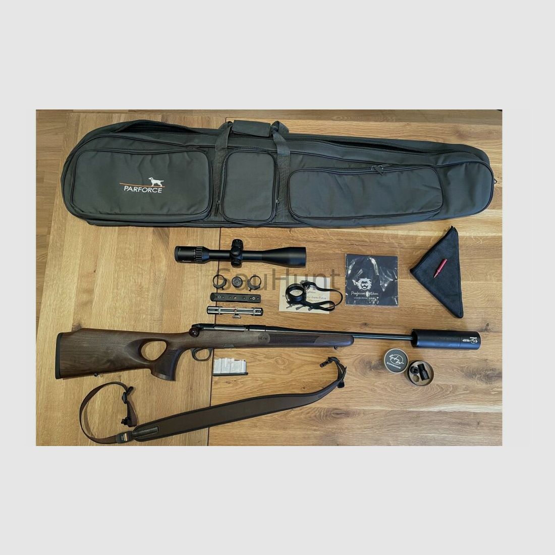 Heym SR30 Ranger-T Lochschaft 20" Lauf RE Komplettpaket mit S.I.W. Schalldä	 Der Verkaufsschlager im Kaliber .308 Win.