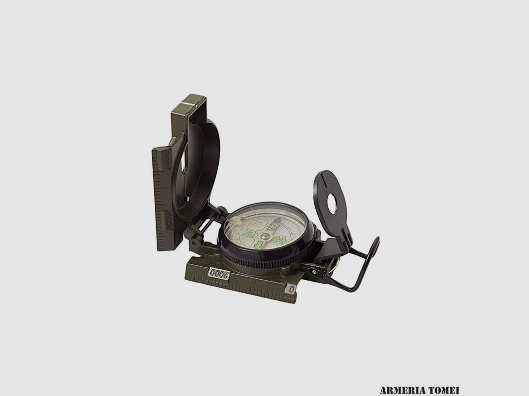 HUMVEE – BUSSOLA MILITARY COMPASS OLIVE GREEN, immagine 1 di 2