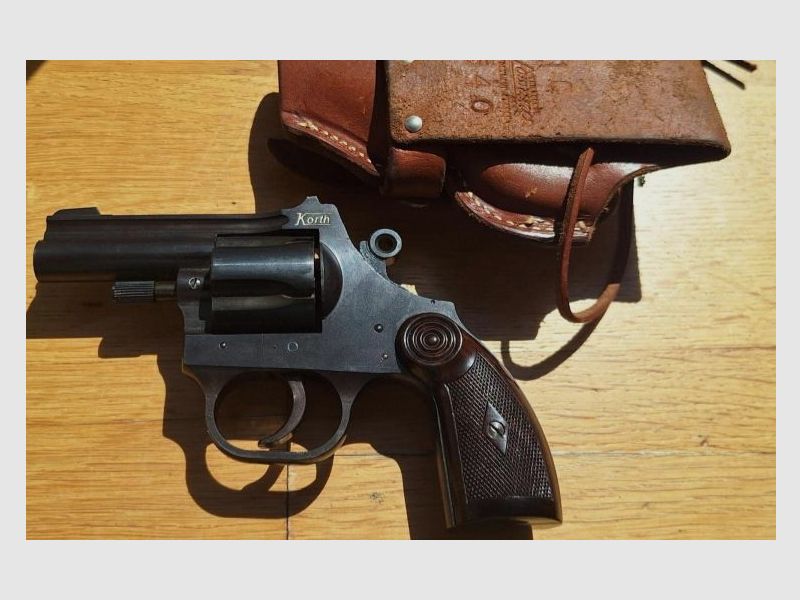 Revolver à blanc / revolver à gaz Willi Korth, .380 R, pièce de collection très rare