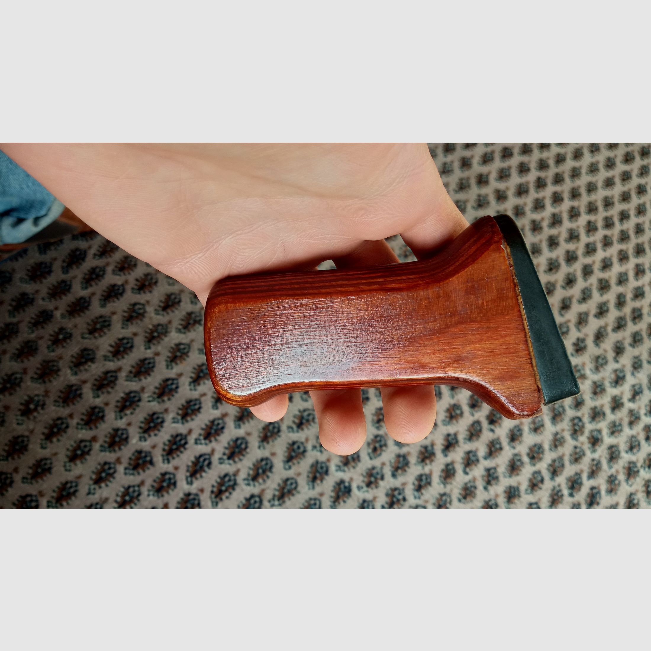Original empuñadura de pistola de madera contrachapada AK74 rusa / también se adapta a AKM // Empuñadura de laminado / Yunker