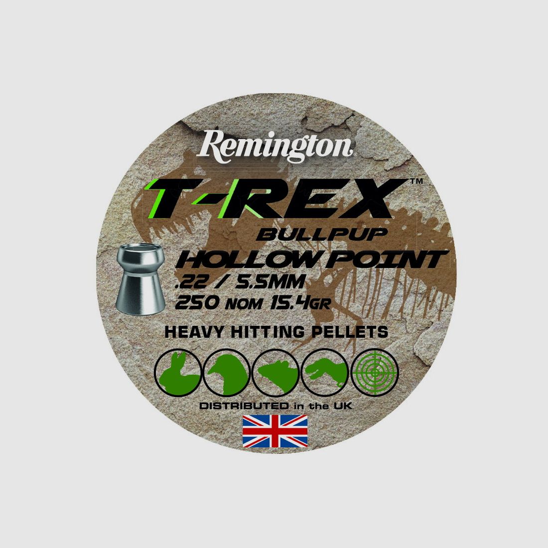 Remington T-Rex Bullpup Hollow Point Kal. .22 / 5,5mm, 250 Schuss
