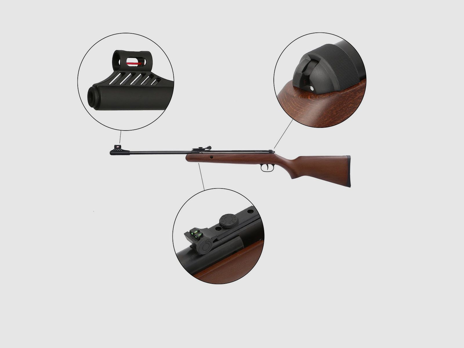 Diana two-forty Knicklauf Luftgewehr Kaliber 4,5 mm Diabolo (P18)