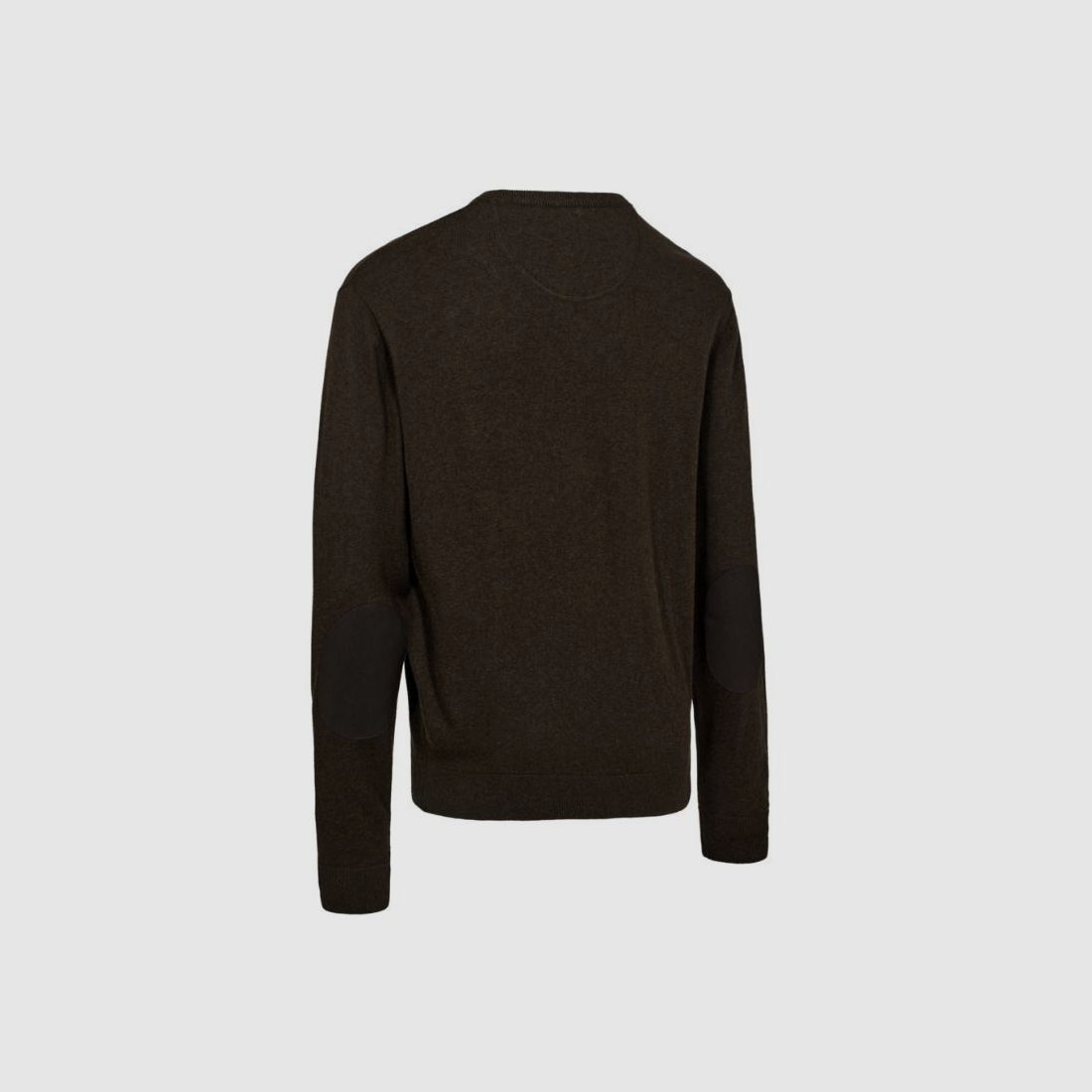 Deerhunter Harrington maglione con scollo a V Brown Melange, immagine 2 di 2