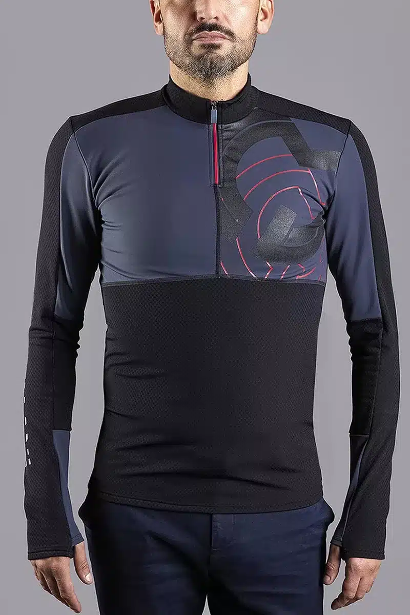 Castellani Zip Long-Sleeve Shooting Shirt, image 1 of 2