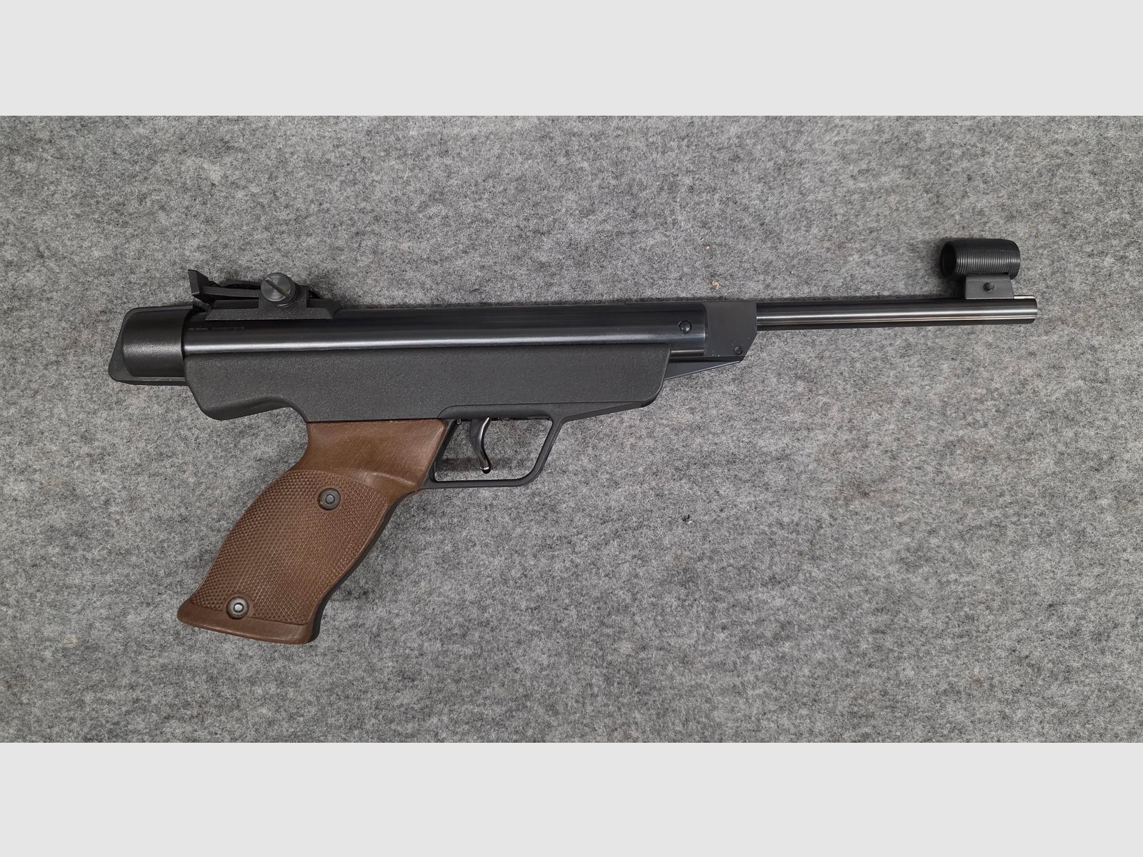 Para coleccionistas, pistola de aire comprimido Diana modelo 5 G pistola Cal. 4,5mm Diabolo Knicker en estado como nueva