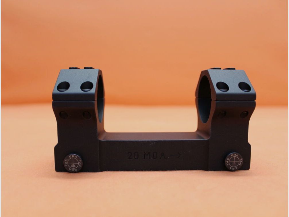 Bloque de montaje QD Recknagel Era-Tac 34mm (T4014-2023) con palanca, inclinación de 20MOA, altura=23mm para perfil Picatinny