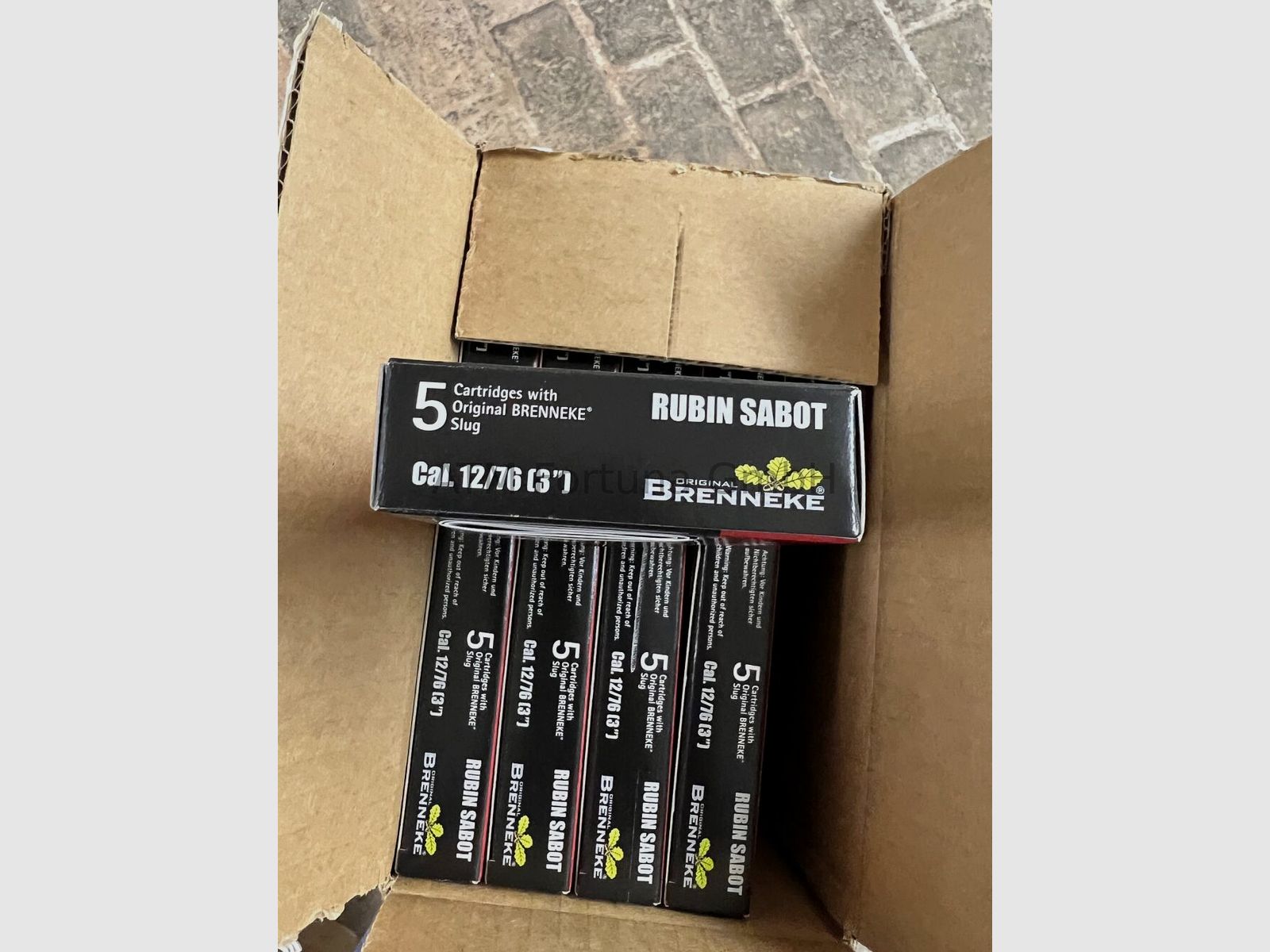 Brenneke	 12/76 Rubin Sabot 28,0g/432grs., Bild 2 von 2