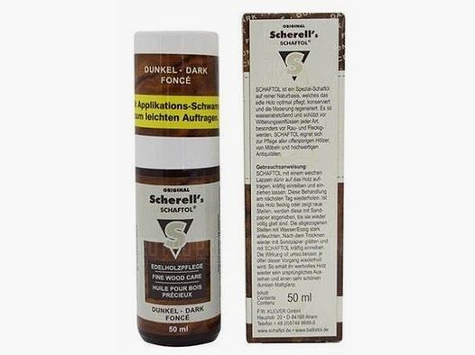 Olej do kolb Scherell 50ml Czerwono-brązowy 50ml Akcesoria do czyszczenia broni