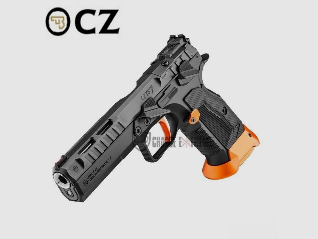 Pistole CZ TS 3 Orange Or Kal. 9X19, Bild 3 von 3
