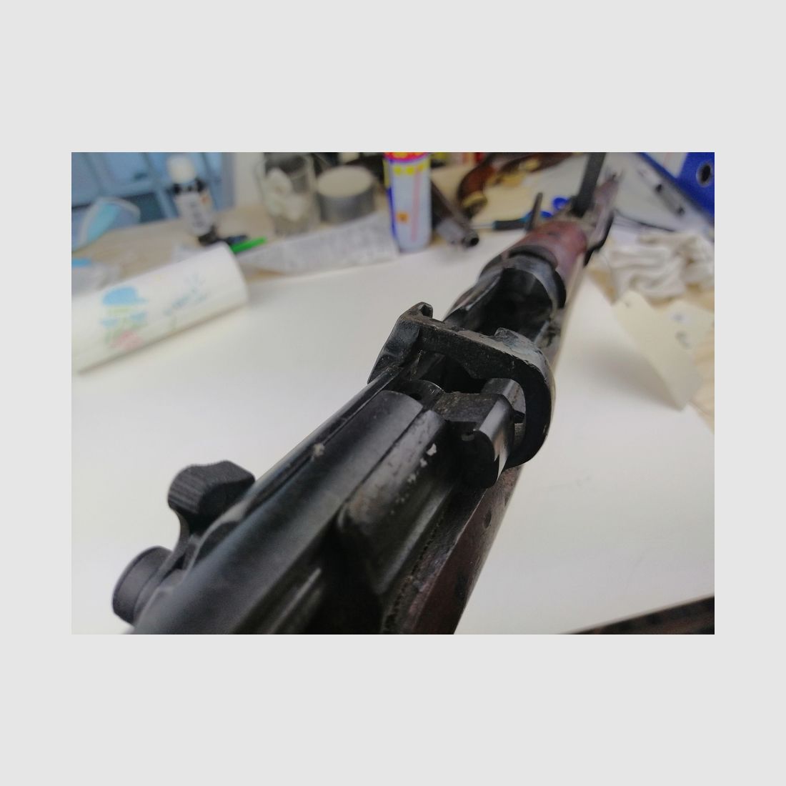 Sehr schöner LEE ENFIELD N°2MKIII Trainingsgewehr Kal. 22LR - Reglementarisch - Mononummer - Ausgezeichneter Zustand, Bild 20 von 22