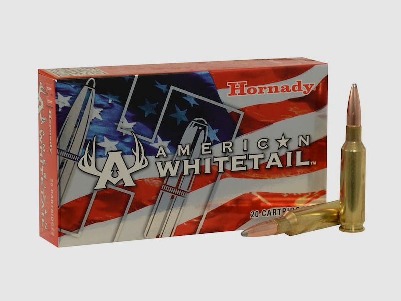Hornady American Whitetail 6,5mm Creedmoor 129GR JSP 20 Patronen
