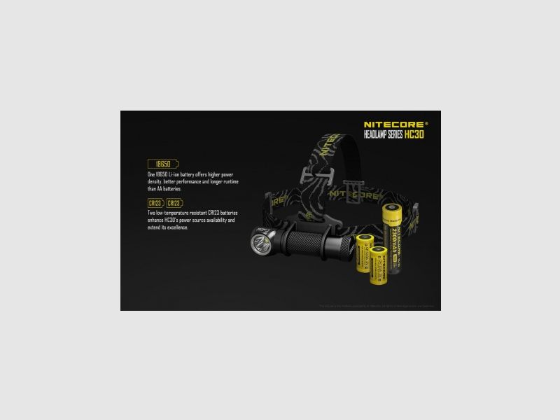 Nitecore HC30 Lampada frontale 1000 lumen, immagine 24 di 29