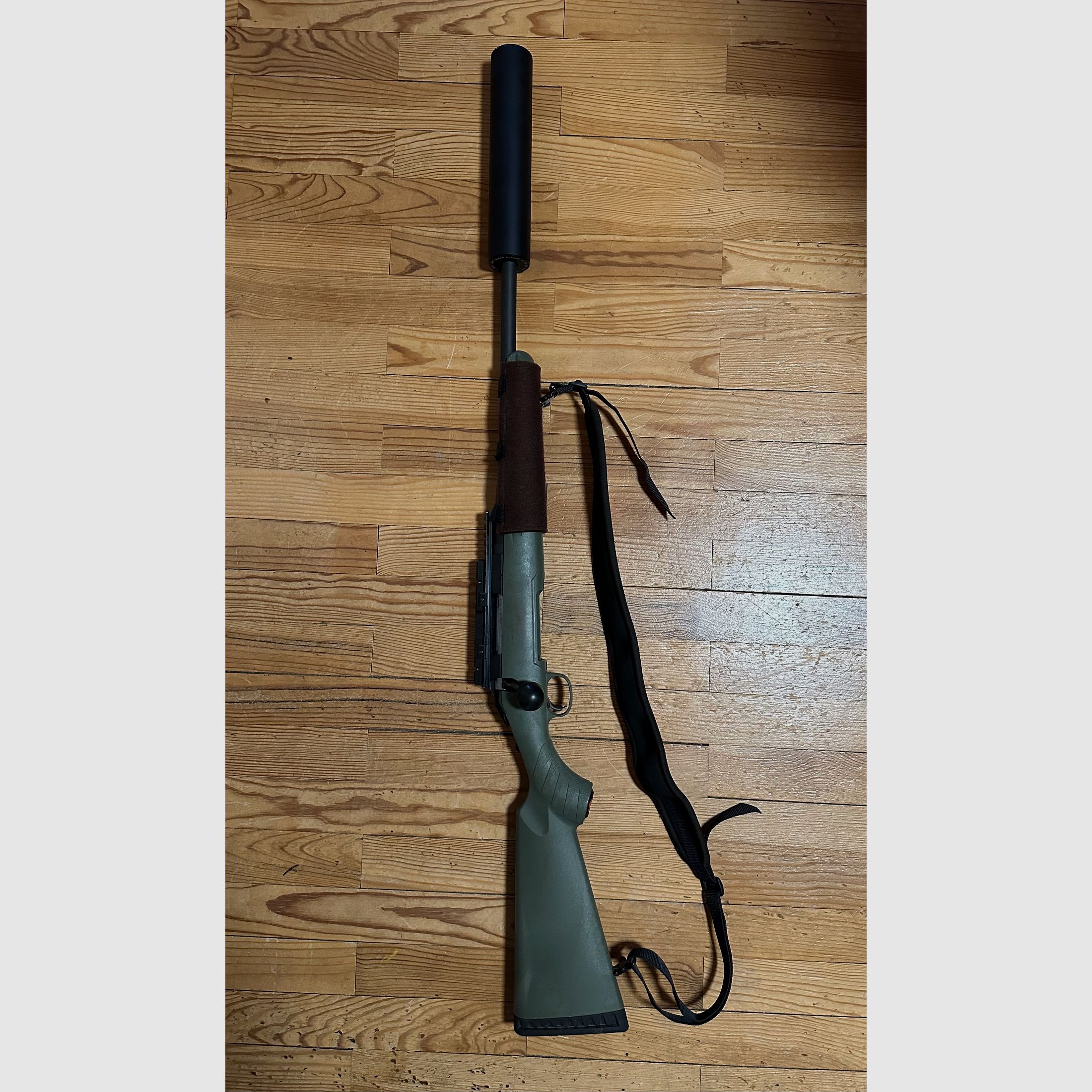 RUGER American Rifle Predator .308 with silencer
