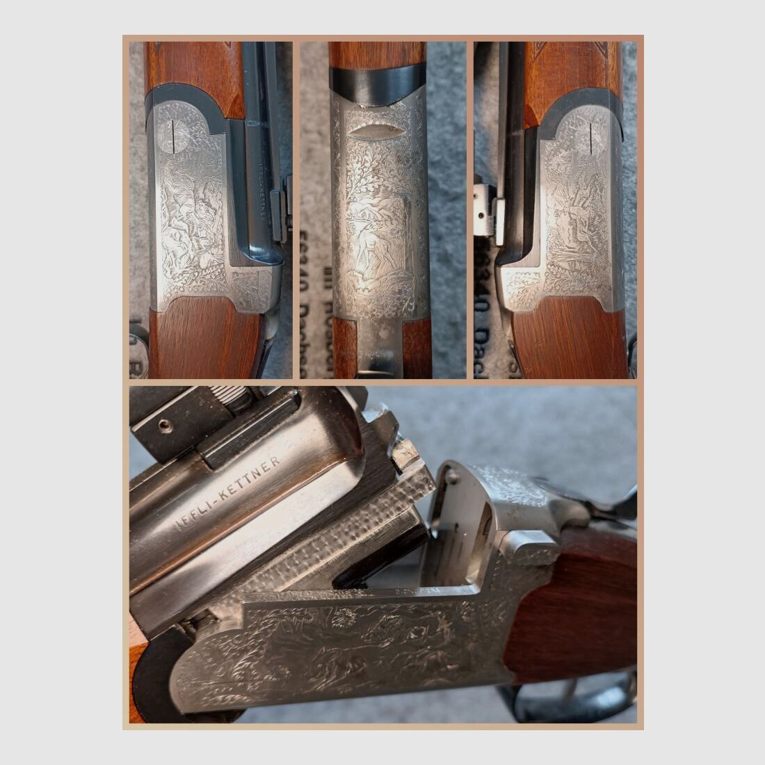 IFFLI-Kettner Bockbüchsflinte mit ZF Schmidt & Bender 6x42