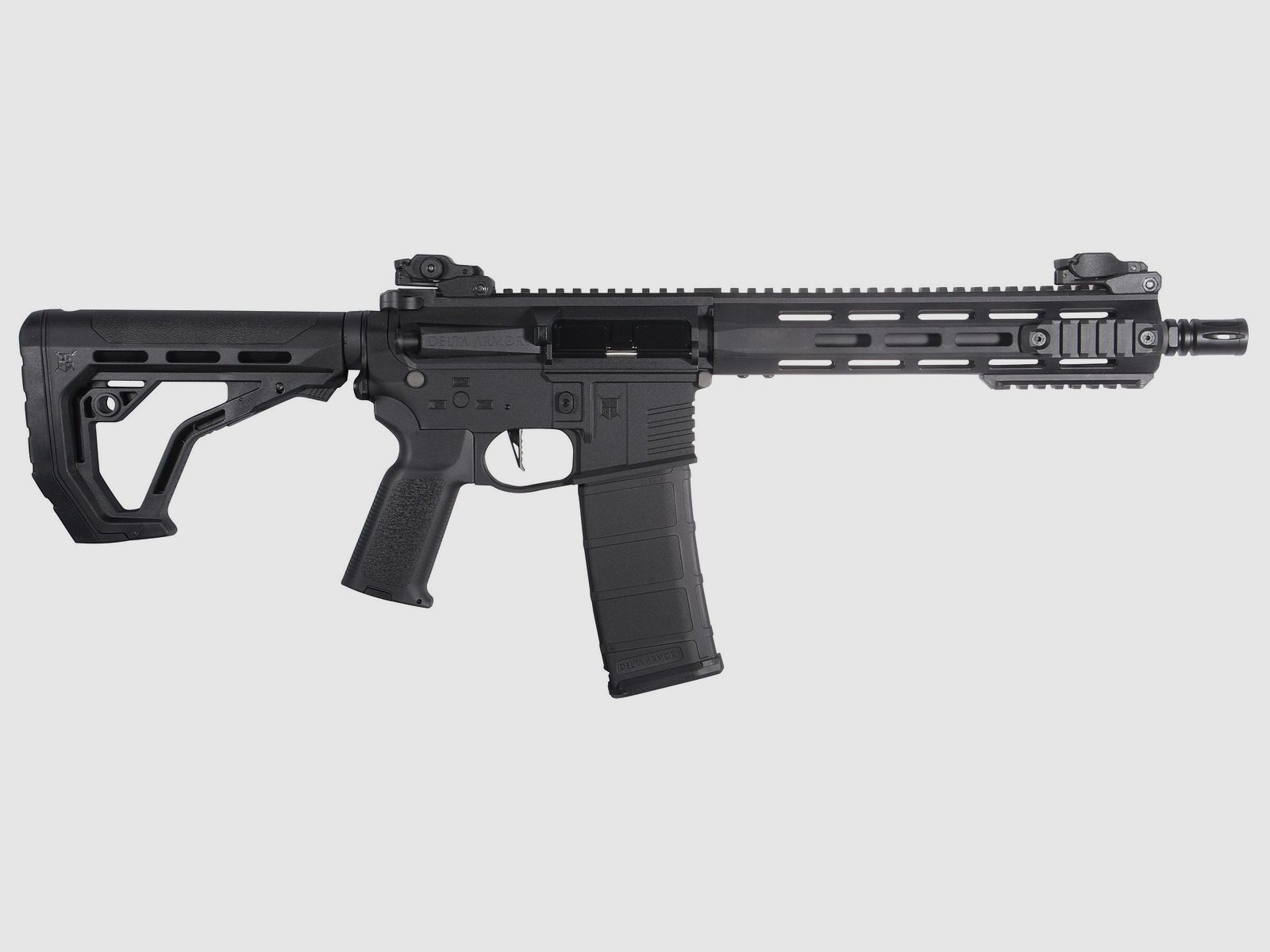 M4 AR15 M-LOK 10 Zoll CHARLIE EAGLE ETU Schwarz S-AEG Airsoft Gewehr Frei ab 18 Jahren | Delta Armory