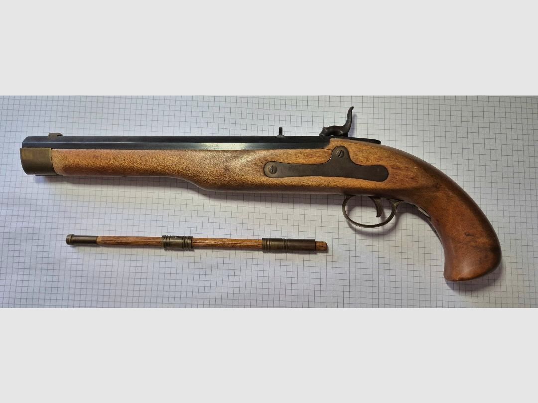  Vorderlader Pistole Kentucky Perkussion Kaliber .45 Spanische Fertigung