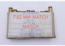 Frankfort Arsenal, USA Rifle cartridges .308Win