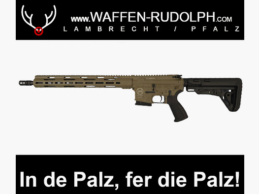 LUX DEF TEC LDT L5L SAND with long handguard AR15 16.75" ABSOLUTE BARGAIN at WAFFEN RUDOLPH... only available HERE in the PFALZ!!!
