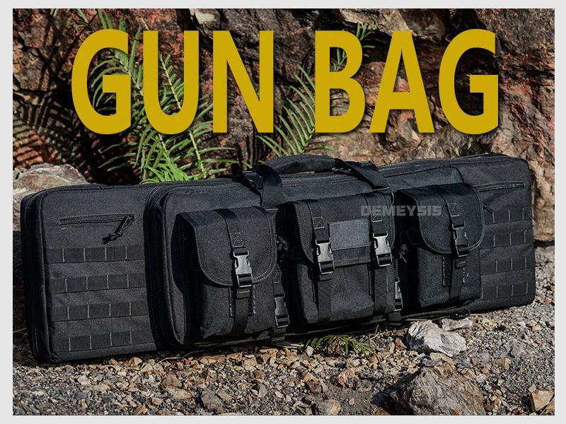 <Tekst>Tactische MOLLE-wapentas voor 2 geweren – 600D Oxford – Rugzak & tas – 95 cm / 116 cm – Airsoft, jacht, schietsport</Tekst>