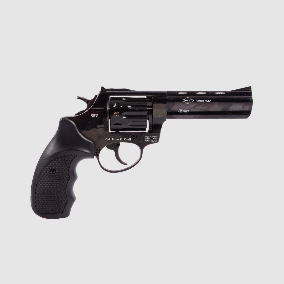 Ekol Viper 4.5 blank firing revolver 9mm R.K. black