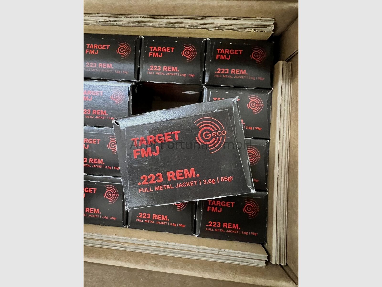 GECO	 Target .223 Rem. Vlm 3,6g/55grs.
