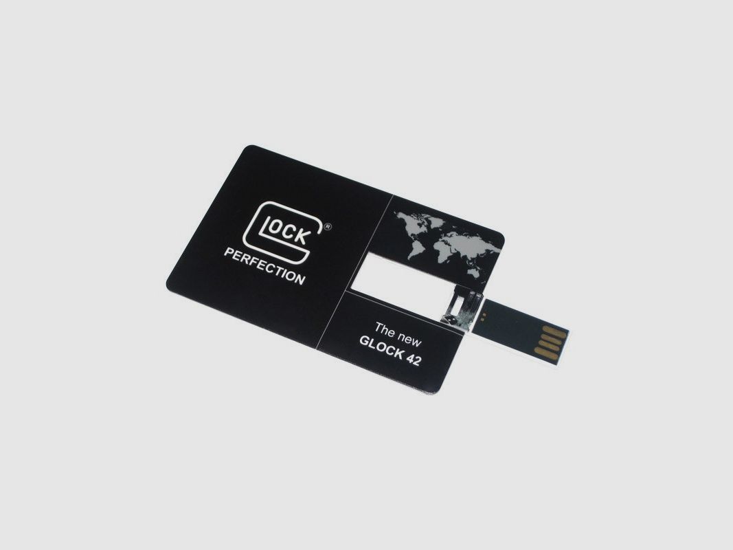 CLE USB GLOCK CARTE 8 GB, image 1 sur 2
