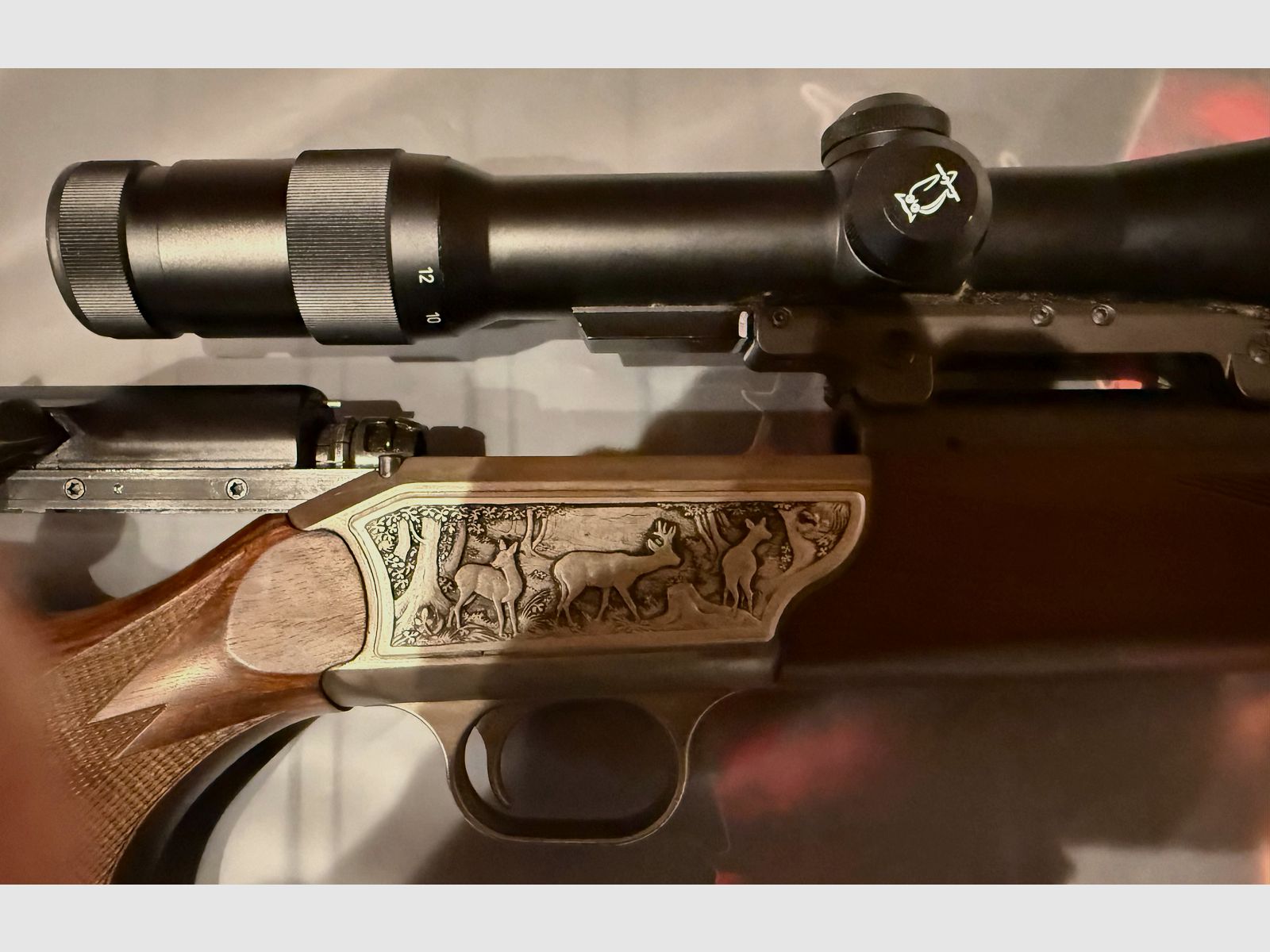 Straight pull repeater Blaser R93 Luxury with Docter Optic 3-12 x 56 with illuminated reticle