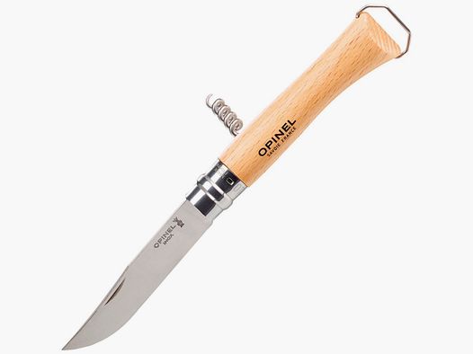 Opinel Knife No. 10 with corkscrew