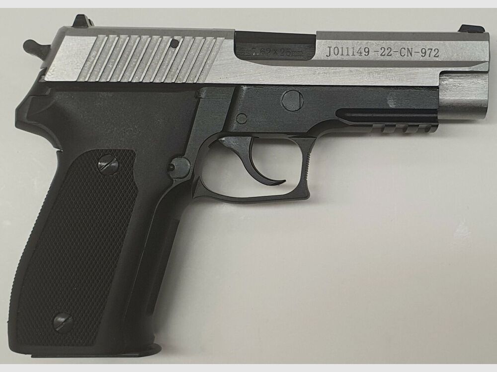 Pistola semiautomática NORINCO Mod. NP762/ NP22/ PX-3 bicolor en calibre 7,62x25tokarev incluyendo accesorios, imagen 5 de 9