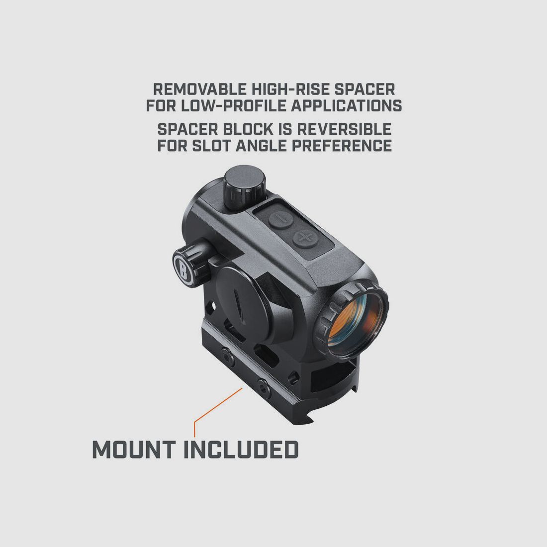 Bushnell Red Dot Sight TRS-125 1x22 incluso montaggio Weaver/Picatinny Low/High-Rise