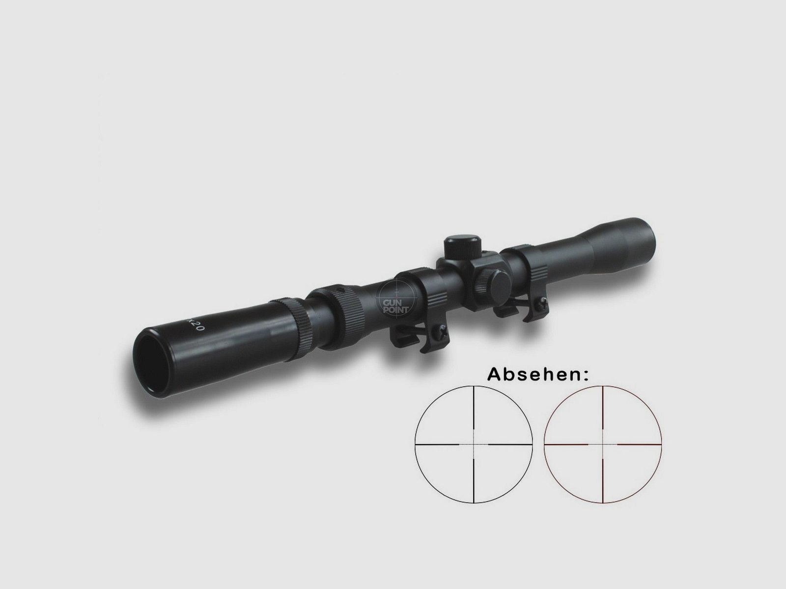 X-SCOPE Zielfernrohr 3-7x20