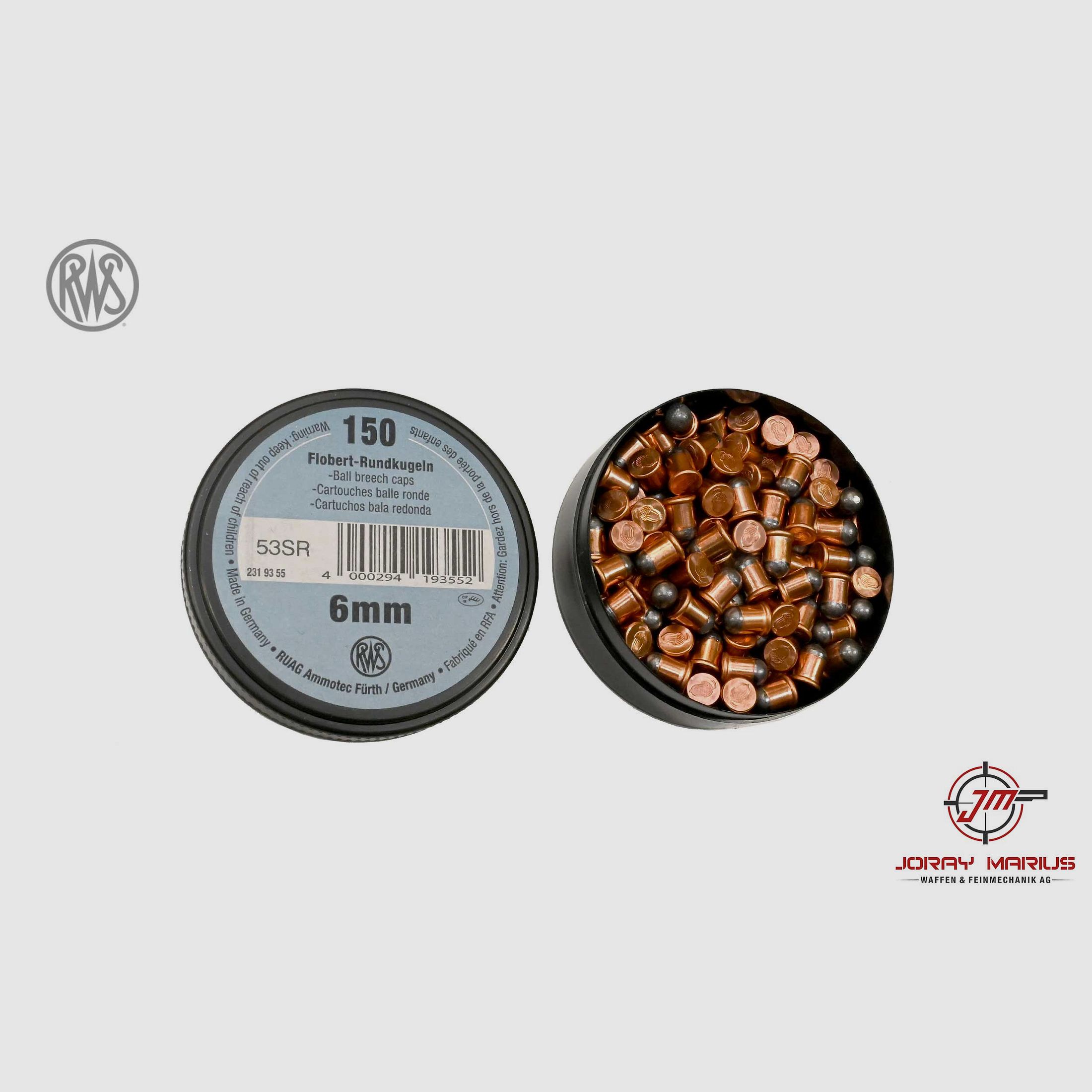 6mm Flobert RWS palla