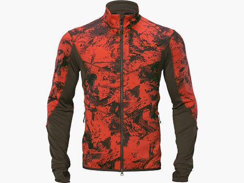 Härkila Wildboar Pro orange Camo Fleecejacken Herren