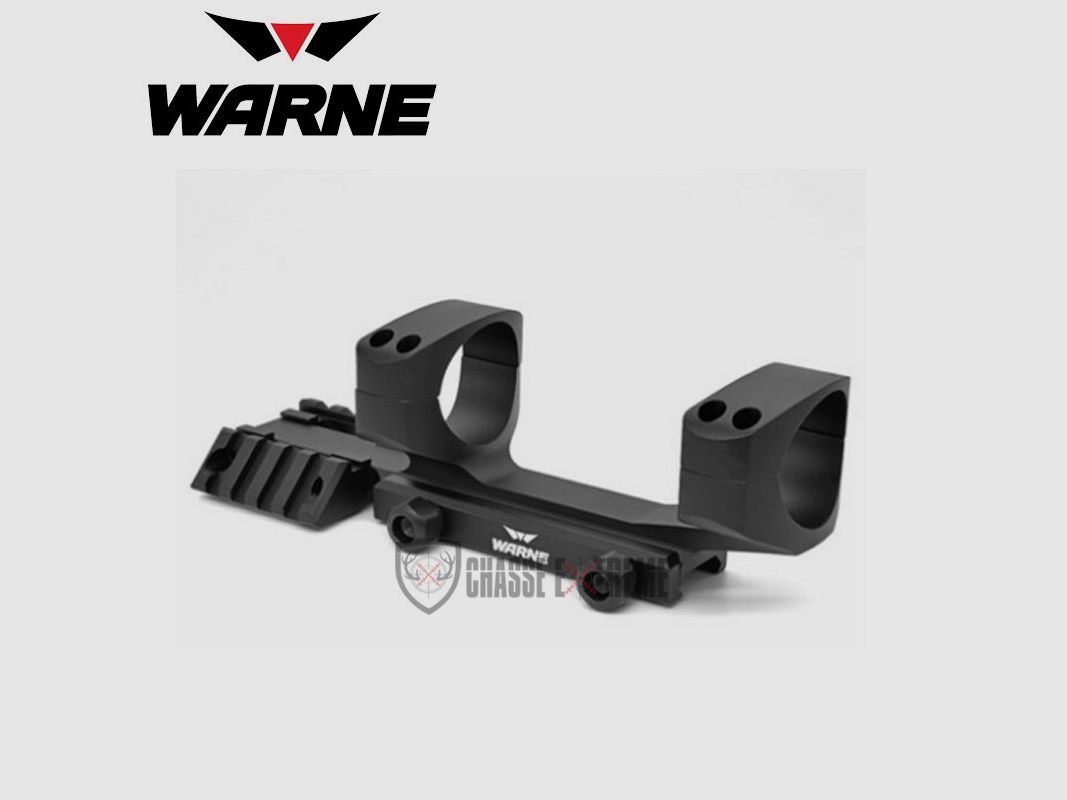Montage WARNE Aluminium Schwarz 30mm 0moa