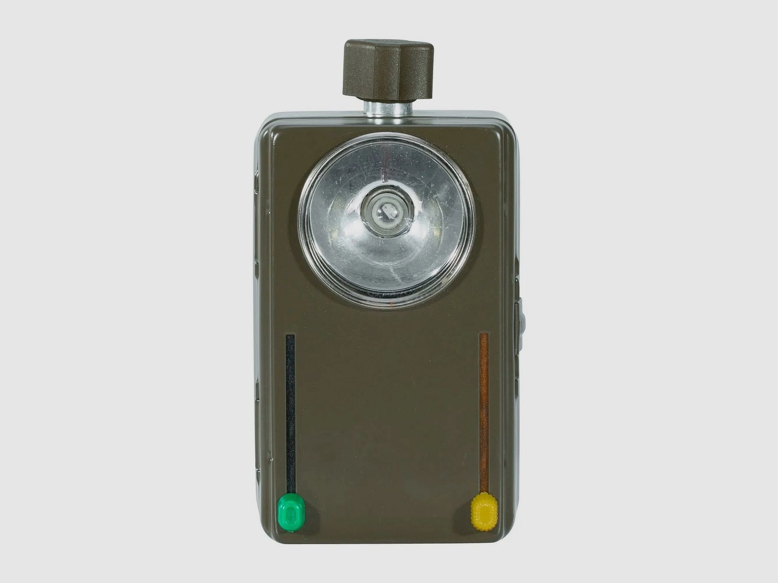 Bundeswehr Original BW Taschenlampe zweifarbig oliv gebraucht