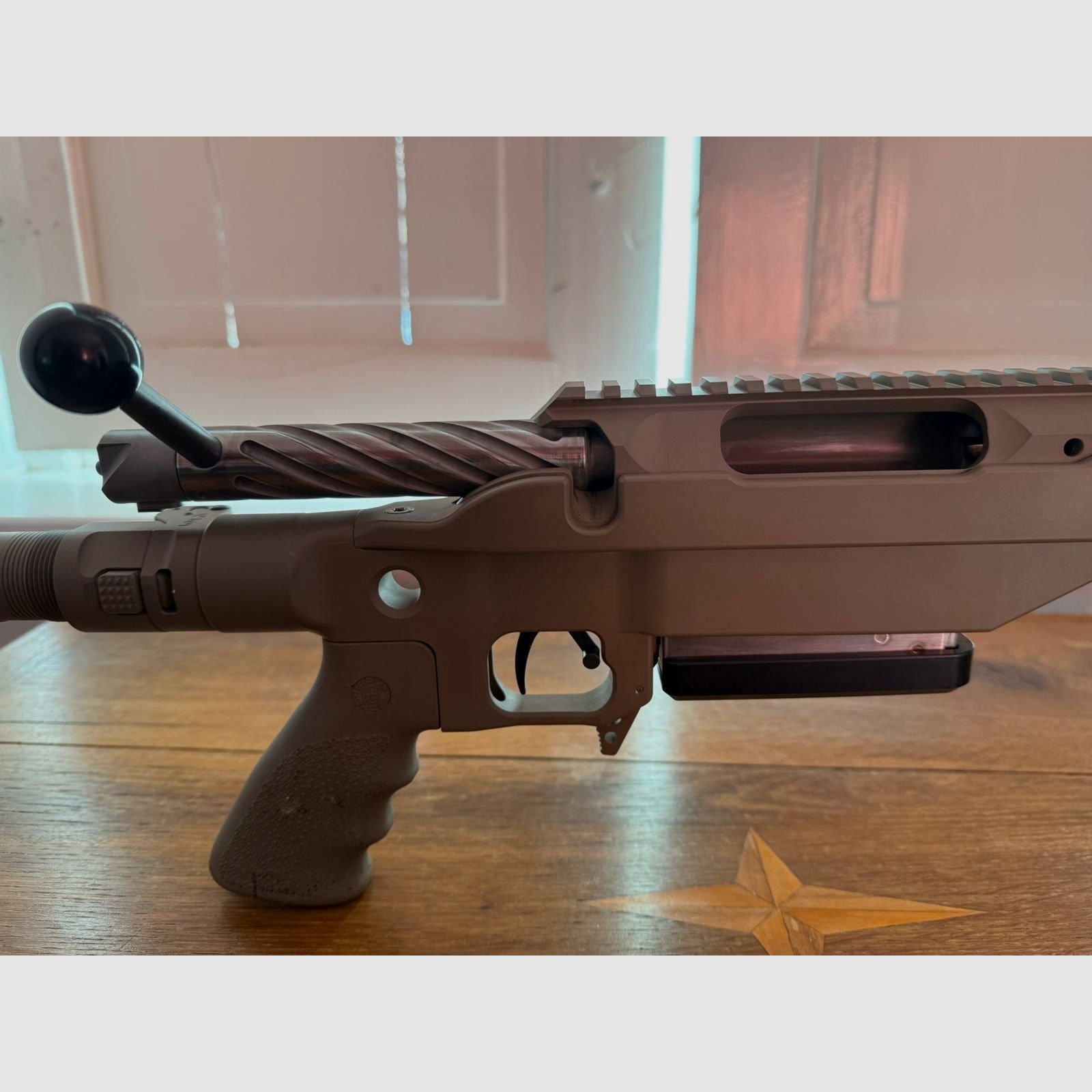 Rifle de repetición de precisión .300 Win. Mag. – Lothar Walther cañón de competición – Culata de aluminio STL-2 – Bipode Harris