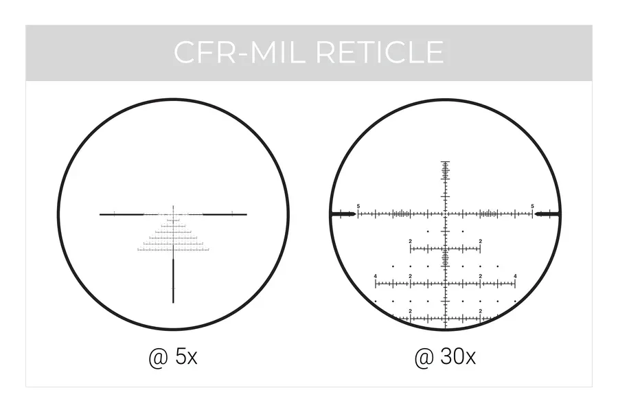 Visor telescópico Maven RS.4 5-30×56 FFP CFR-MIL Black, imagen 3 de 5