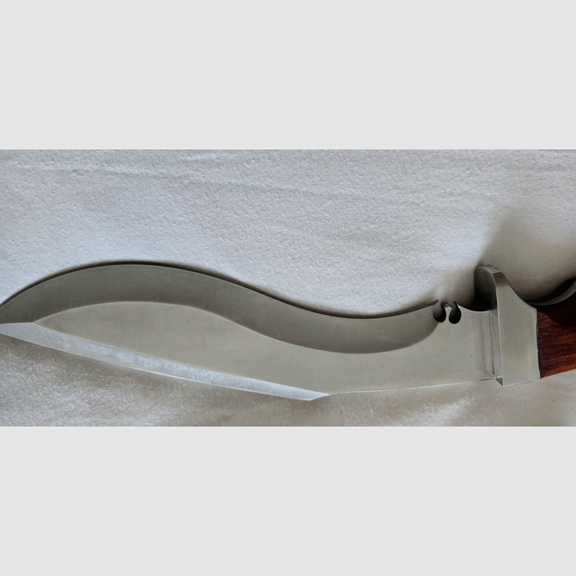 Couteau Kukri Purple Dragon – Couteau robuste pour l'extérieur avec étui en cuir embossé