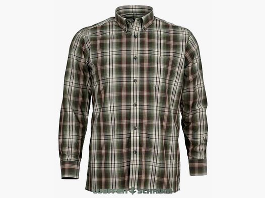 Skogen Hemd Button Down Extr lang. Mouw olijf