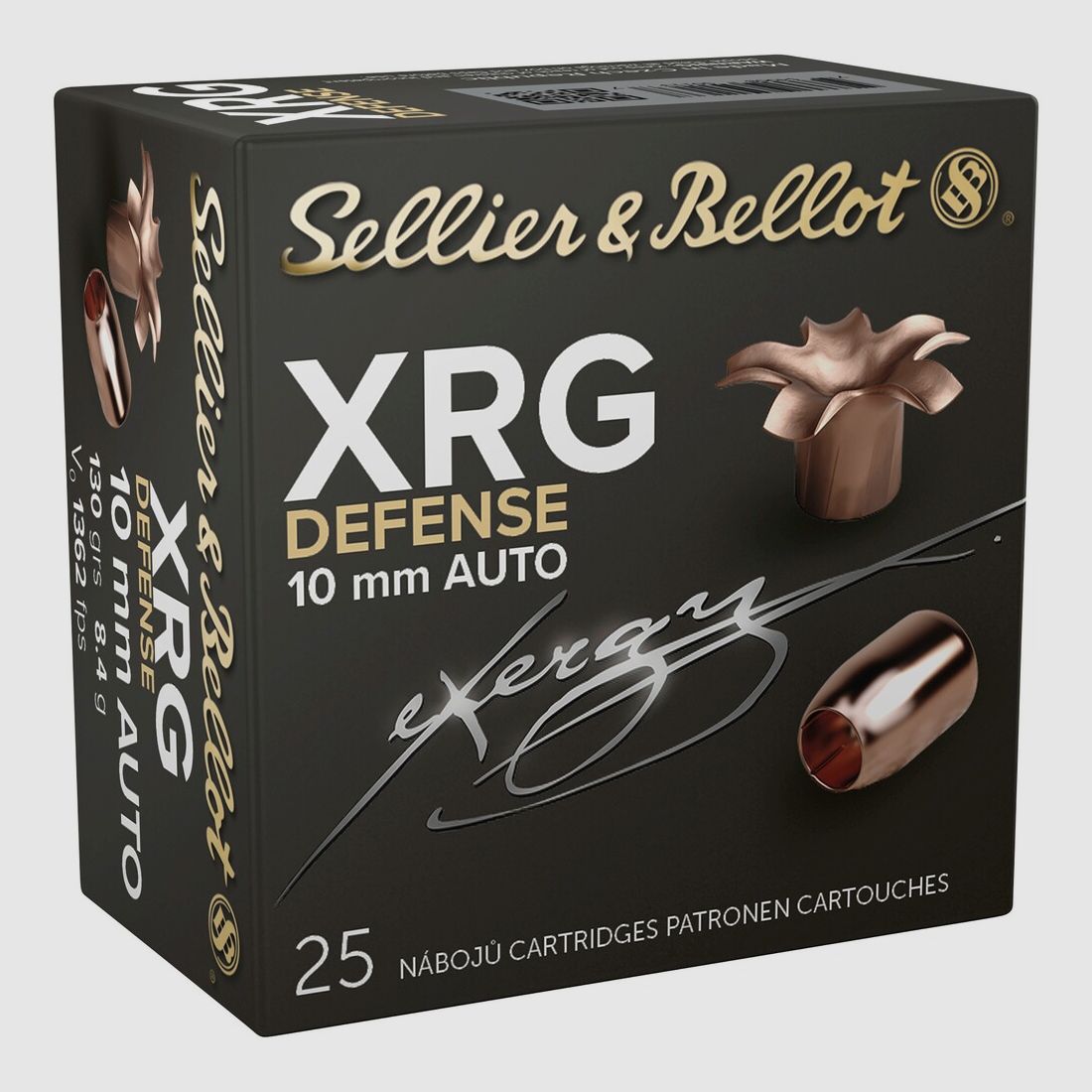 Sellier & Bellot 10 mm Auto XRG Defense 8.4g/130grs., imagen 1 de 7