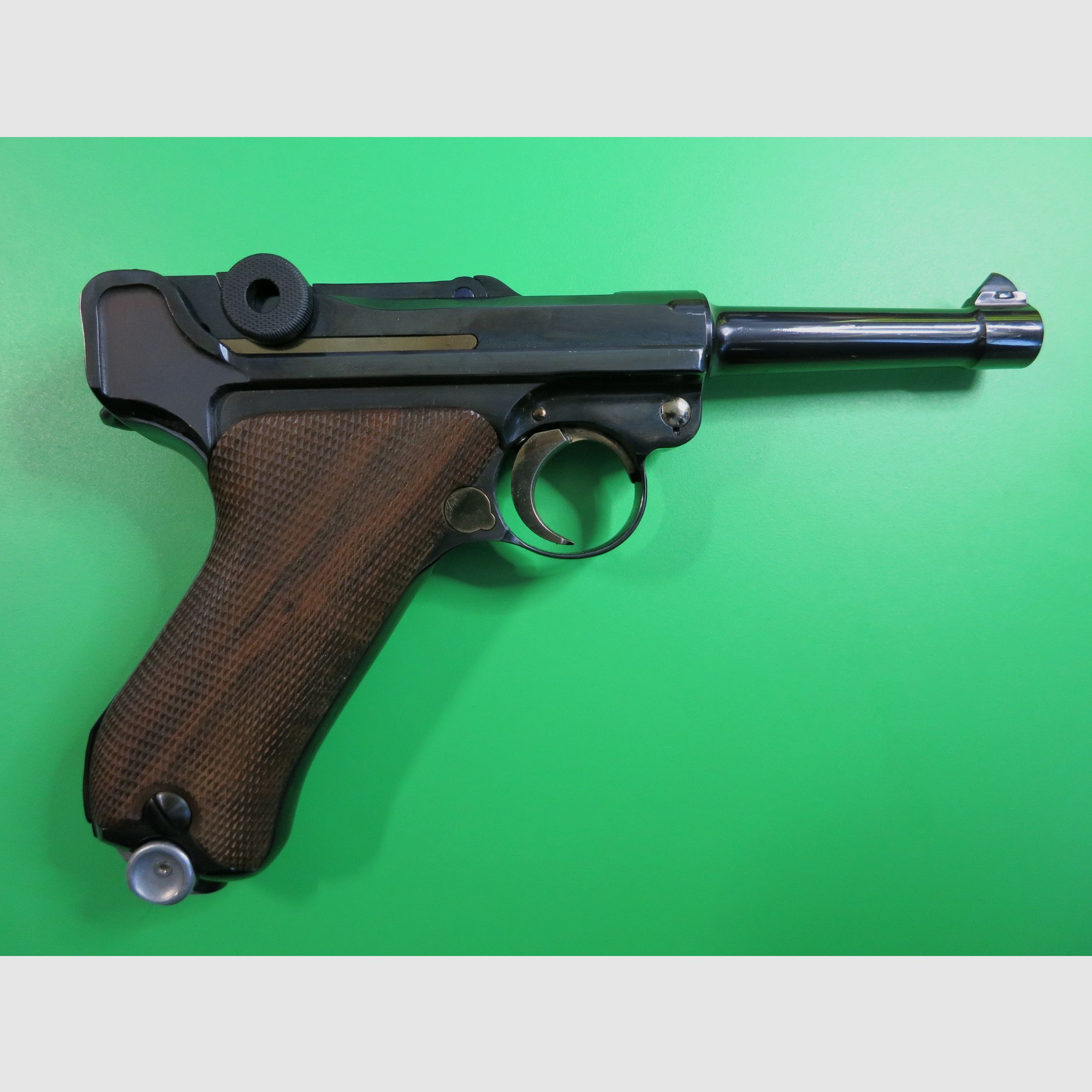 Mauser Oberndorf S/42 1937, Pistole 08 P08, 9 mm Luger, nummerngleich + perfekt!     #75