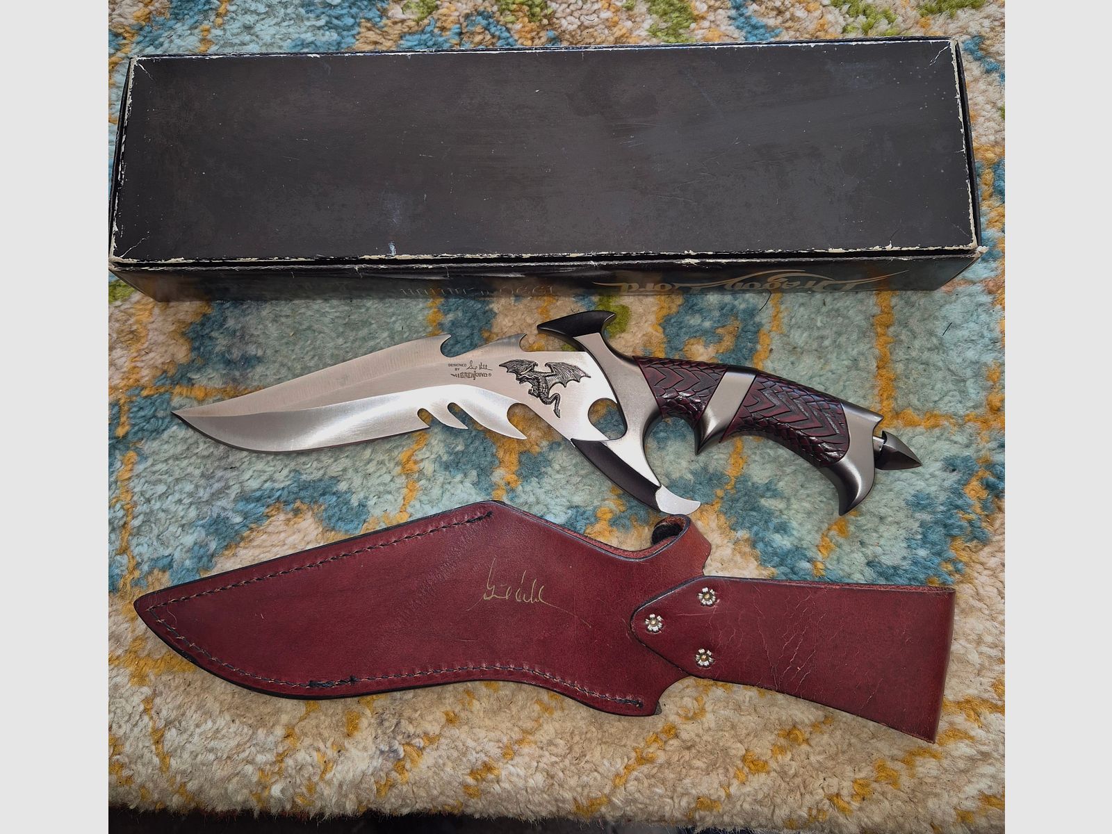 HIBBEN KNIVES COSTUM DESIGN SERIES Dragon Lord