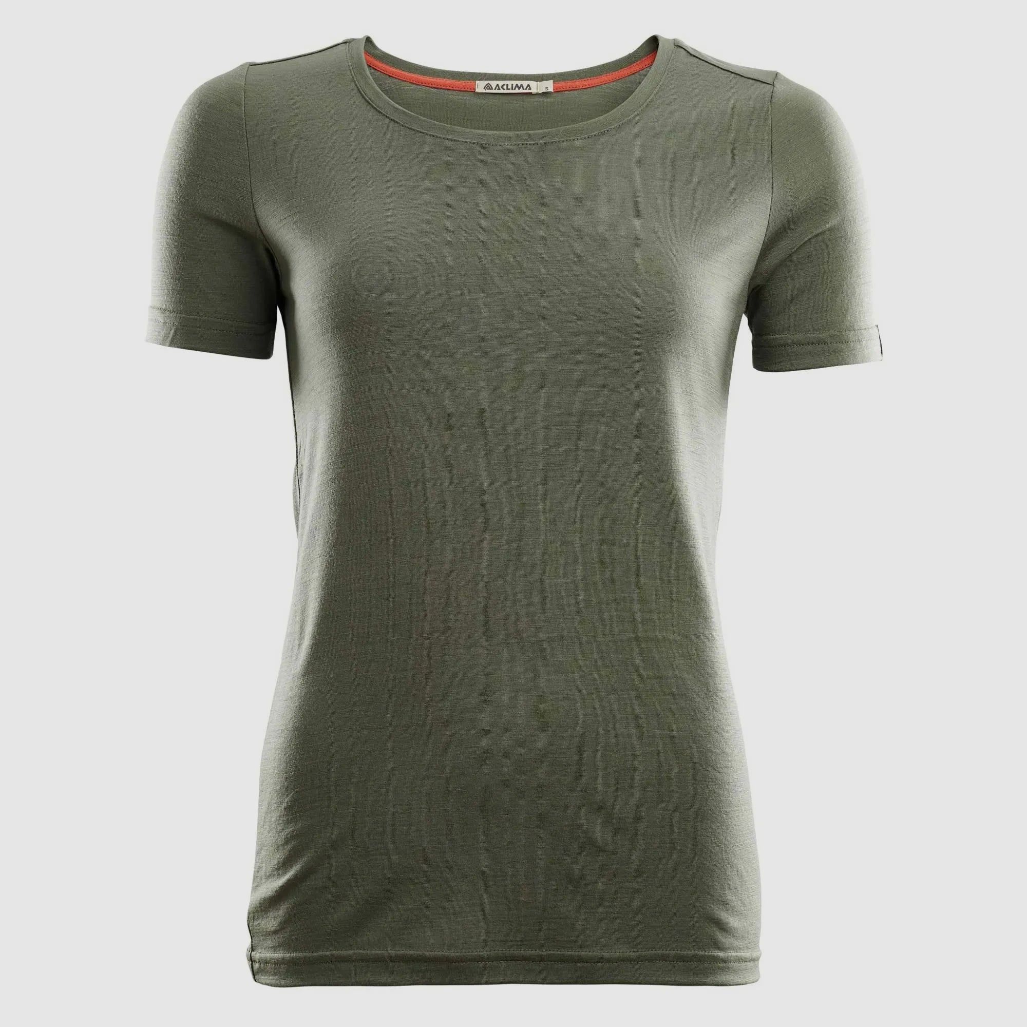 aclima Aclima T-Shirt LightWool Round Neck ranger green Frauen