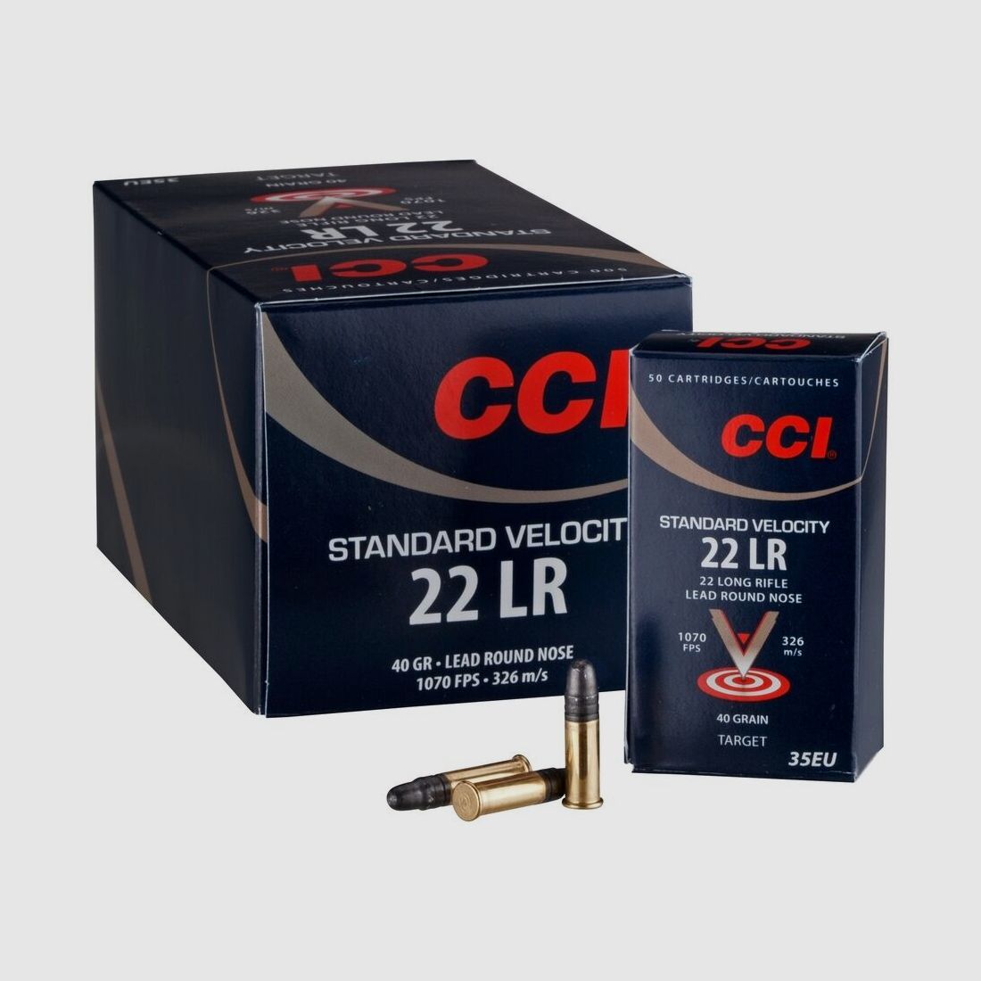 CCI Standard Velocity 2,6g/40grs. .22 lfB.