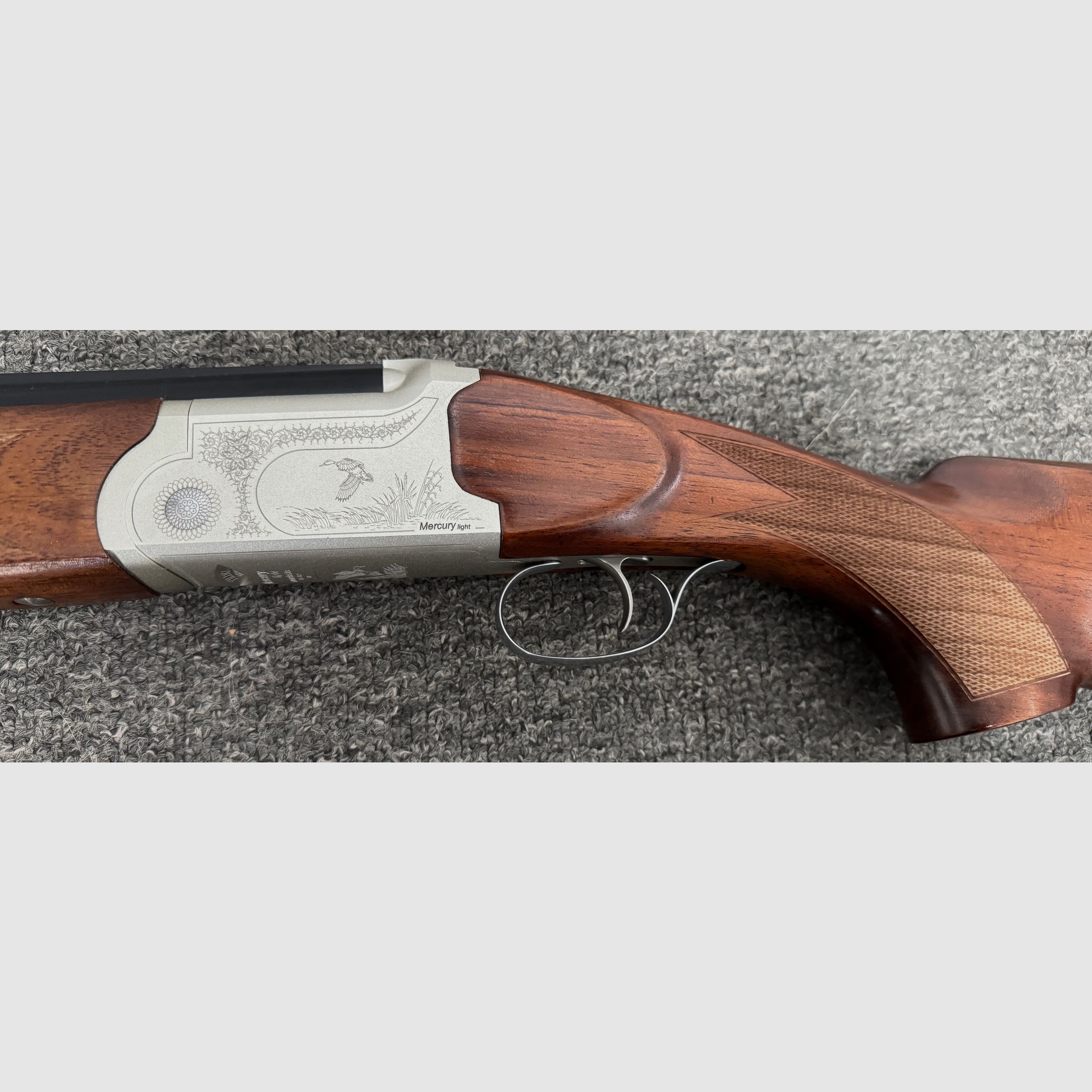 Mercury Bockdoppelflinte Light Silber Stahlschrotbeschuss