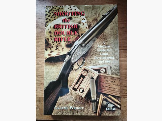Libro Doppelbüchse Shooting the british double rifle Graeme Wright DB