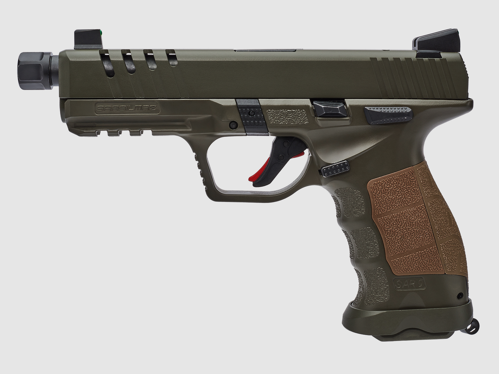 Sarsilmaz SAR9 SP-pistool kal. 9x19 KHAKI, afbeelding 2 van 5