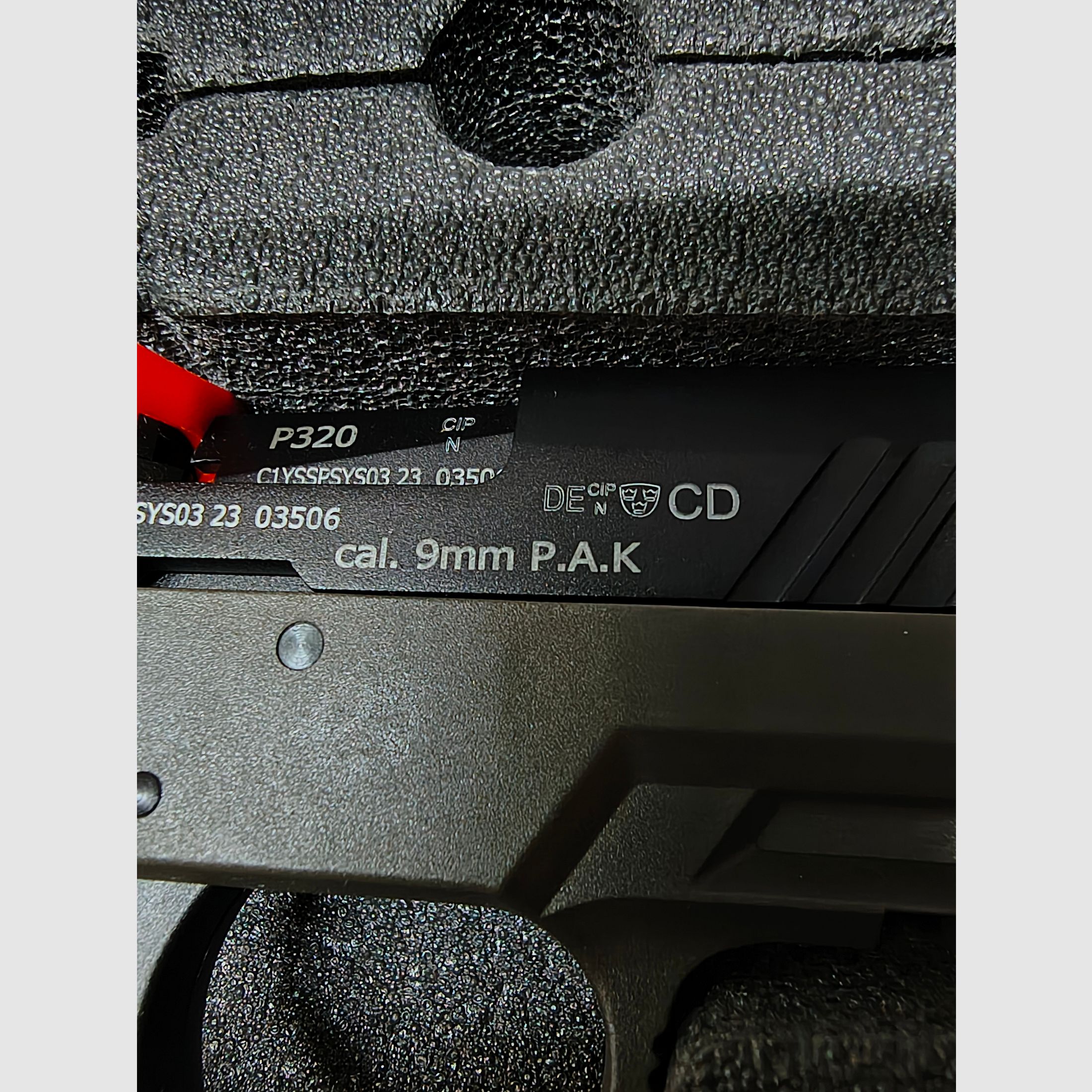 Sig Sauer P320 Schreckschusspistool OD Groen 9mm PAK 2 Magazijnen