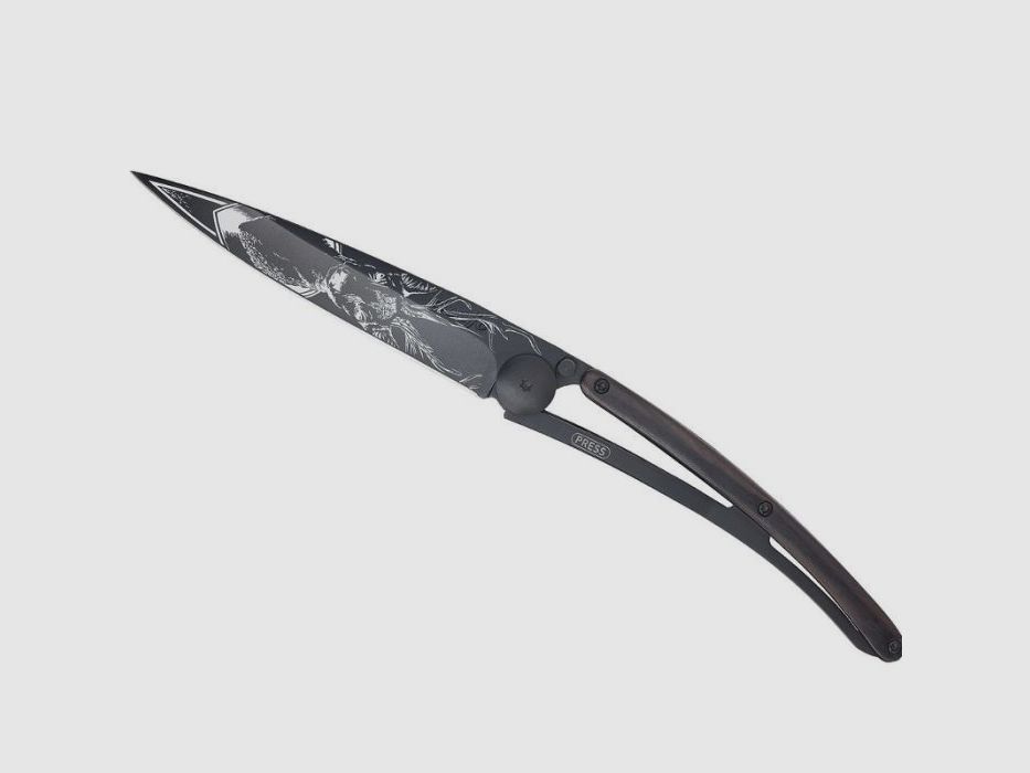 Deejo Pocket Knife Ebony | Deer, image 3 of 10