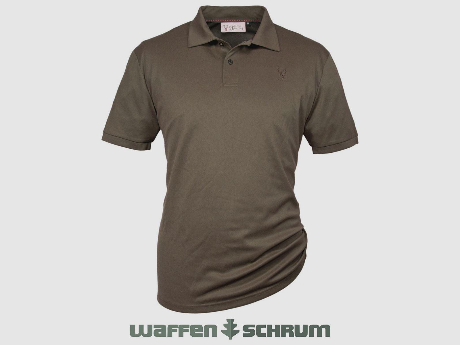 Hubertus Funktions-Poloshirt Piqué Dunkeloliv